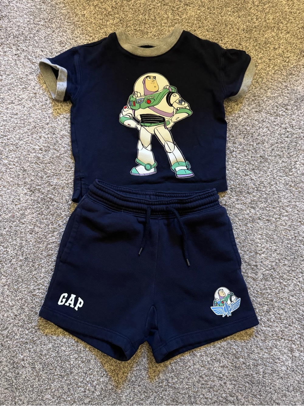 GAP Navy Set with Buzz Lightyear Patch